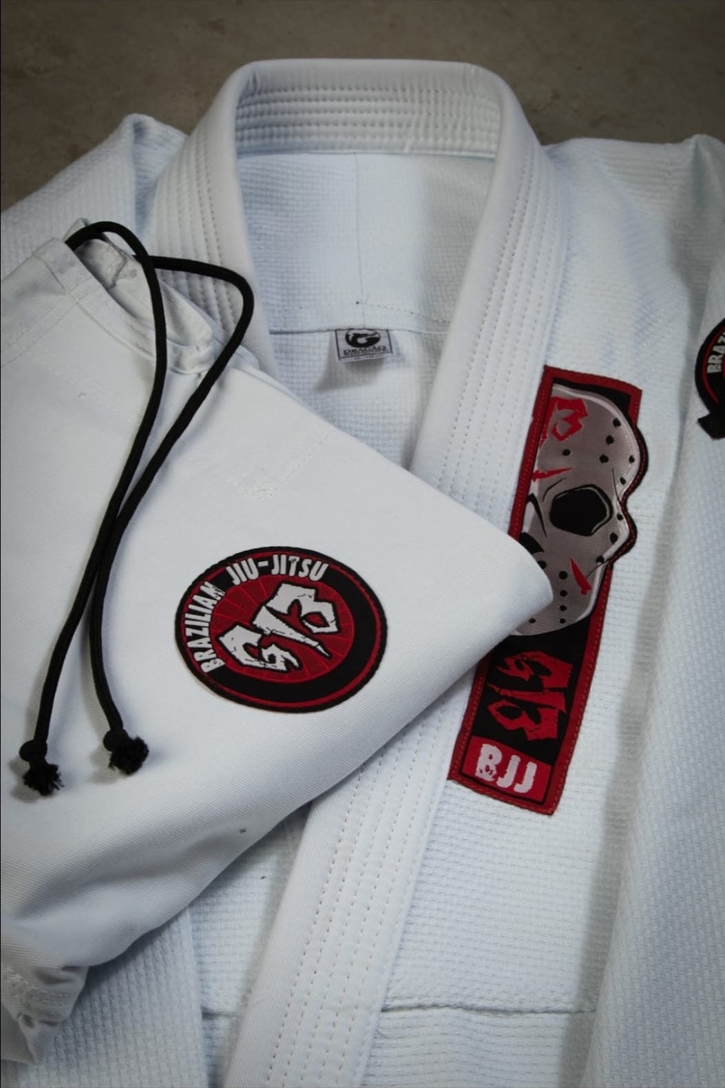 Official Regular G13BJJ White Gi GMS 380 ripstop pants