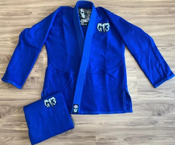 Official Regular G13BJJ Blue Kids Gi GMS 380 ripstop pants
