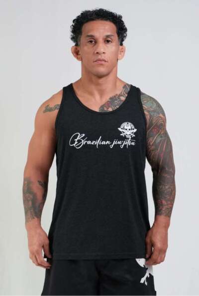 G13BJJ PREMIUM TANK TOP – DARK GREY HEATHER