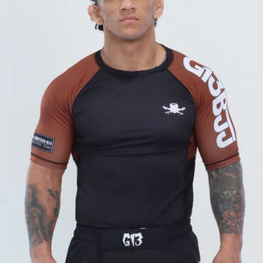 G13 RANK BROWN RASHGUARD