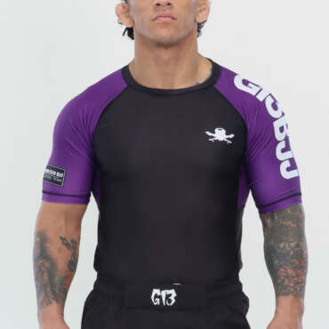 G13 RANK PURPLE RASHGUARD
