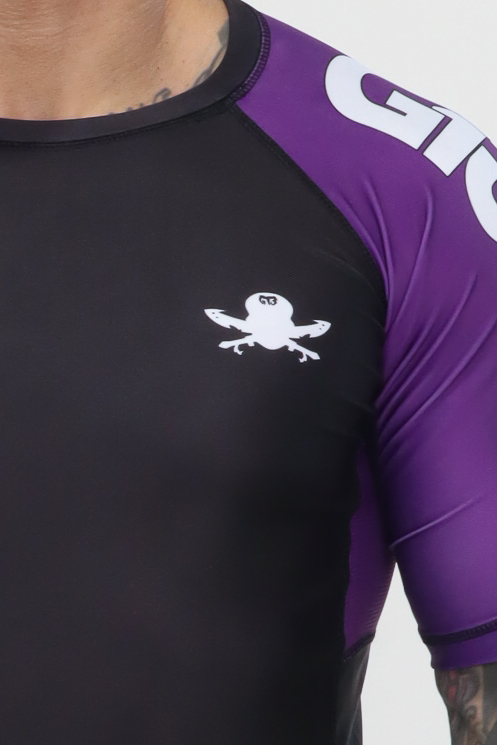 G13 RANK PURPLE RASHGUARD - Image 2