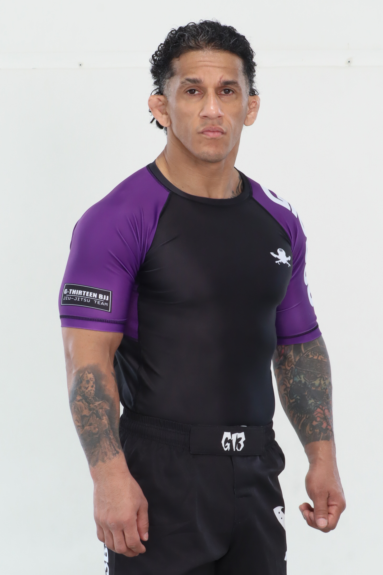 G13 RANK PURPLE RASHGUARD - Image 7