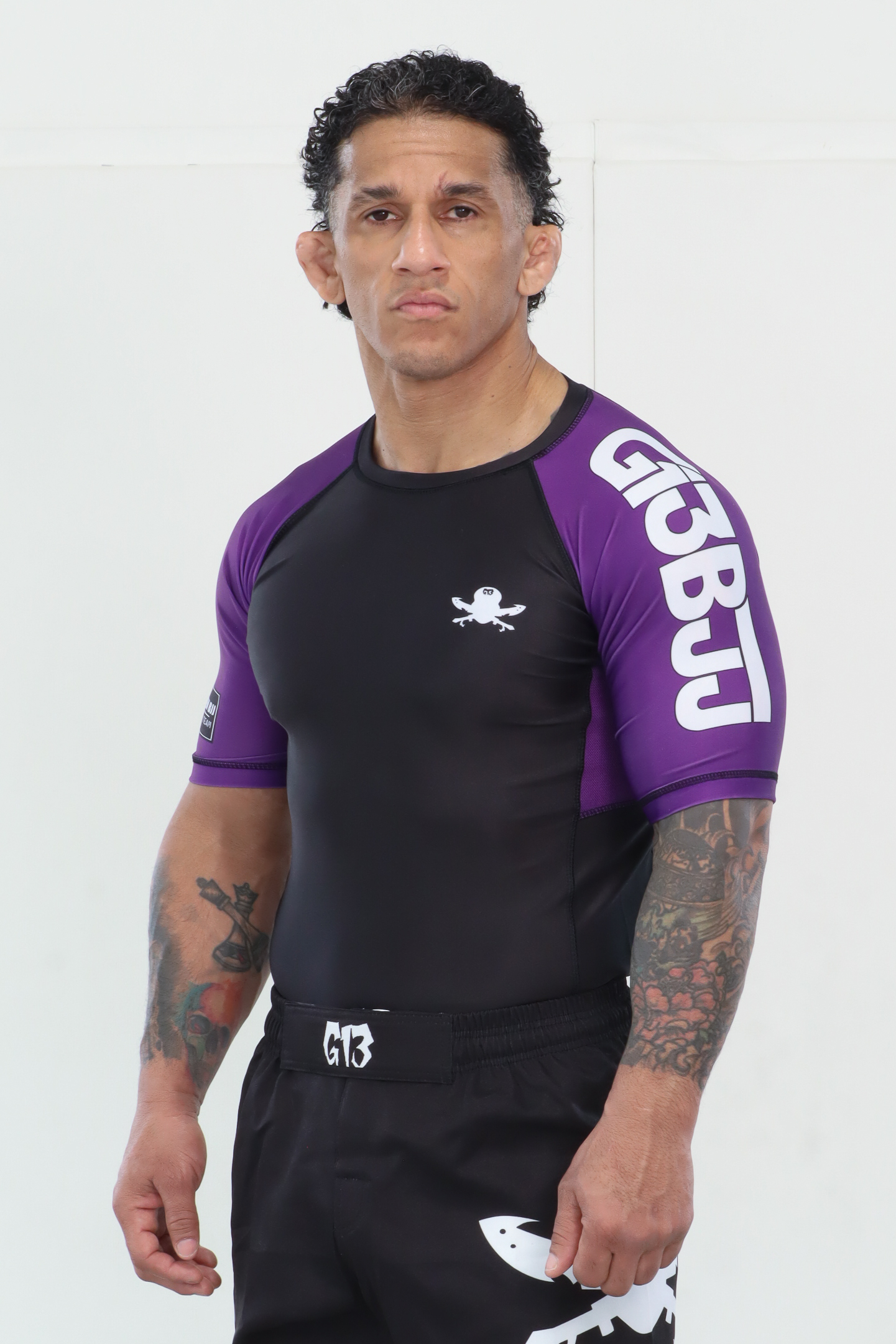 G13 RANK PURPLE RASHGUARD - Image 5
