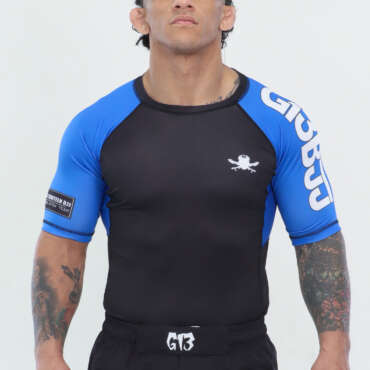 G13 RANK BLUE RASHGUARD