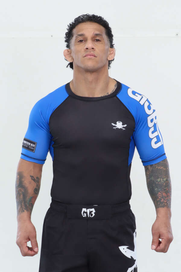 G13 RANK BLUE RASHGUARD