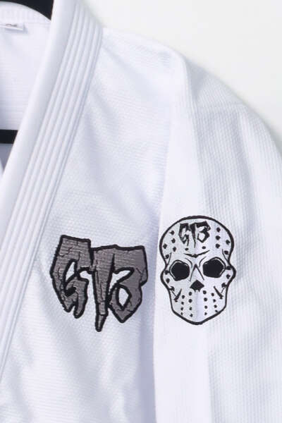 G13 Kids Limited Edition Gi – Monochromatic Silver (white)